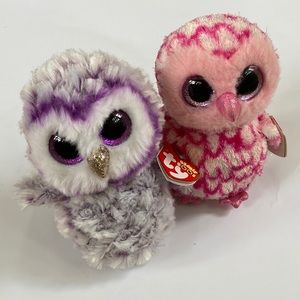Ty Beanie Baby Owls Set